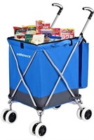 Folding Grocery Shopping Cart