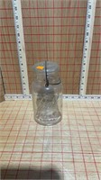 Ball jar with glass lid