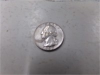 1956 D silver quarter good