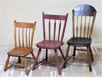 Spindle Back Chairs.