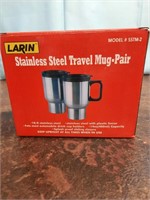 New stainless steel travel mugs