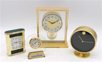 Brass Quartz Clock Selection.