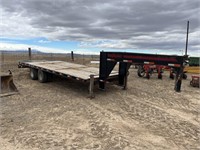1996 FLATBED TRAILER 25' DOVETAIL