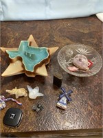 Texas Star ashtray small chip, small stein,