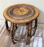 Bamboo Stool or Side Table.