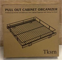 Pull out cabinet organizer