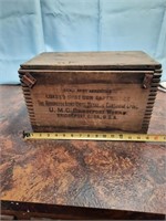 Wood Remington ammo box