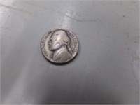 1942 P good silver wartime nickel "rare"