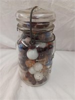 Marbles Quart Jar Full - Various Sizes