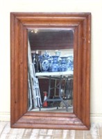 Ogee Framed Blue Tinted Mirror.
