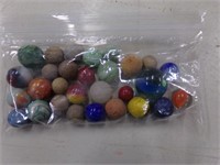 Bag of old marbles