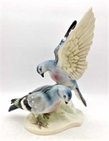 German Porcelain Dove Figural Group.
