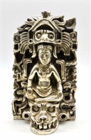 D'Argenta Mexico Silver Plated Mayan God Figure.