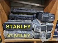 *Lot of Stanley Snap Close Boxes Missing Main Tool