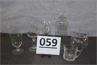 Etched Glass Lot