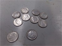 10- silver dimes