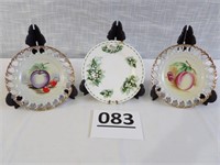 2 - Fruit Plates & Lilly of the Valley Plate