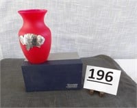 Wendell August Red Vase