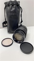 Aetna Rokunar 135mm lens, filter and carry case