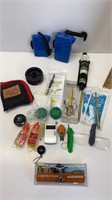 Fishing accessory lot waterproof containers,