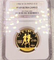 1984-W $10 Gold Eagle NGC - PF 69 ULTRA CAMEO