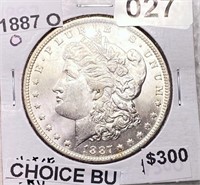 1887-O Morgan Silver Dollar CHOICE BU