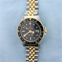 Mens Rolex GMT-Master Rootbeer 40mm 16753