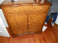 Decorative, old wooden cabinet