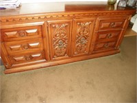 Wooden, decorative Gentlemans chest of drawers