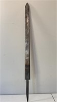 Vintage 19" Sword With 5.25” Engraved Tang