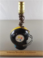 1973 Pitt Steelers Helmet Lamp 12" H Works