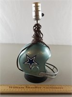 1973 Dallas Cowboys Helmet Lamp 11" H Works