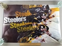 1968 Pittsburgh Steelers Poster - Repaired 24x36"