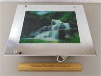 Lighted Waterfall Picture - Works