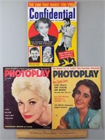 3ct 1950's Magazines