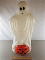 Halloween Blowmold Ghost Jack O Lantern 33" H