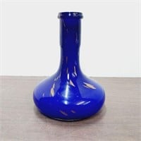 Hand blown Cobalt Murano Glass Vase