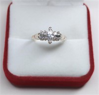 Sterling White Sapphire Ring