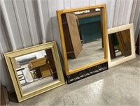 (AY) 
Assorted Framed Mirrors(
Approx