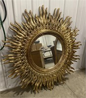 (AY) 
Plastic Frame Sunburst Mirror  (
Approx
