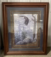 (L) 
Framed Reprint of “ Shrouded Forest “ By