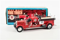 ERTL 1929 MACK TEXACO FIRE TRUCK BANK 1/25