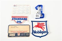 MOBIL KEY CHAIN AND PATCHES