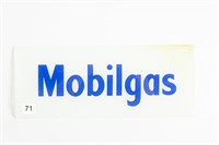 MOBILGAS GAS PUMP AD GLASS PANEL