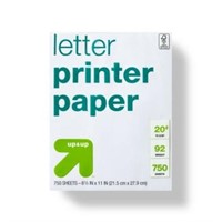 up & up Letter Printer Paper - 6 Reams