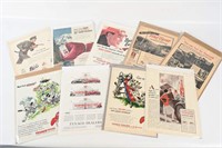 LOT OF TEXACO PAPER ADVERTISMENTS