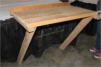 wooden counter top/work bench