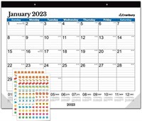 Large Deskpad Calendar 2023 2024 - Blue - 17x22"