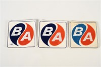 3 B-A PATCHES 6"X6"