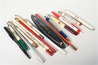 LOT OF ASSORTED B-A PENS AND PENCILS